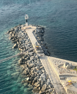 aegean sea at port